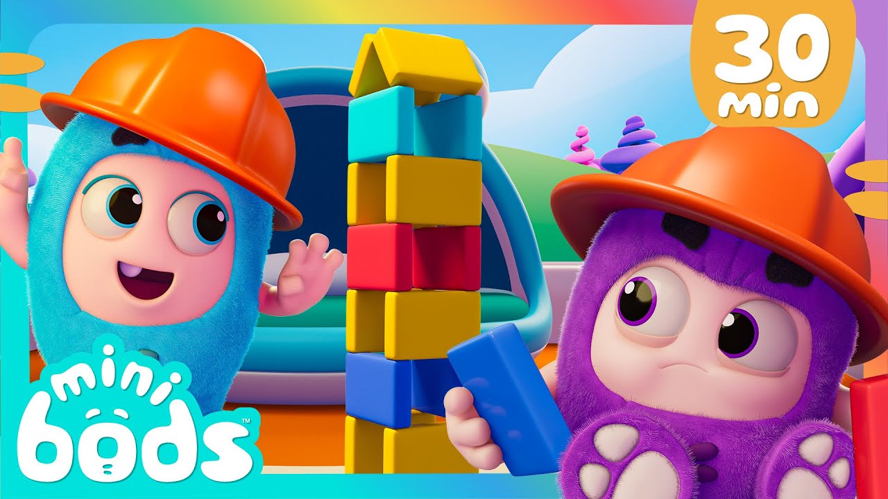 Torri di guai 🧱👷 | Cartoni Animati 📺 | Video divertenti | MINIBODS | Oddbods Italia