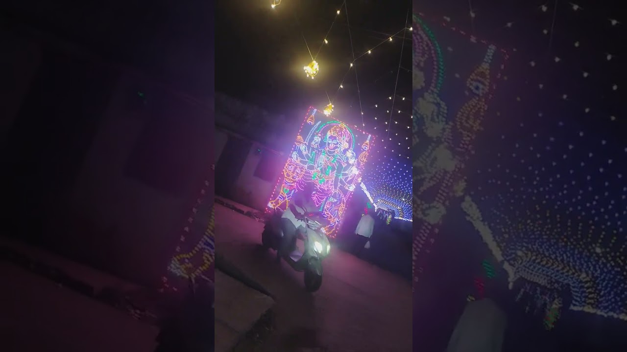 Indian Village Festival Light Decoration Test Drive