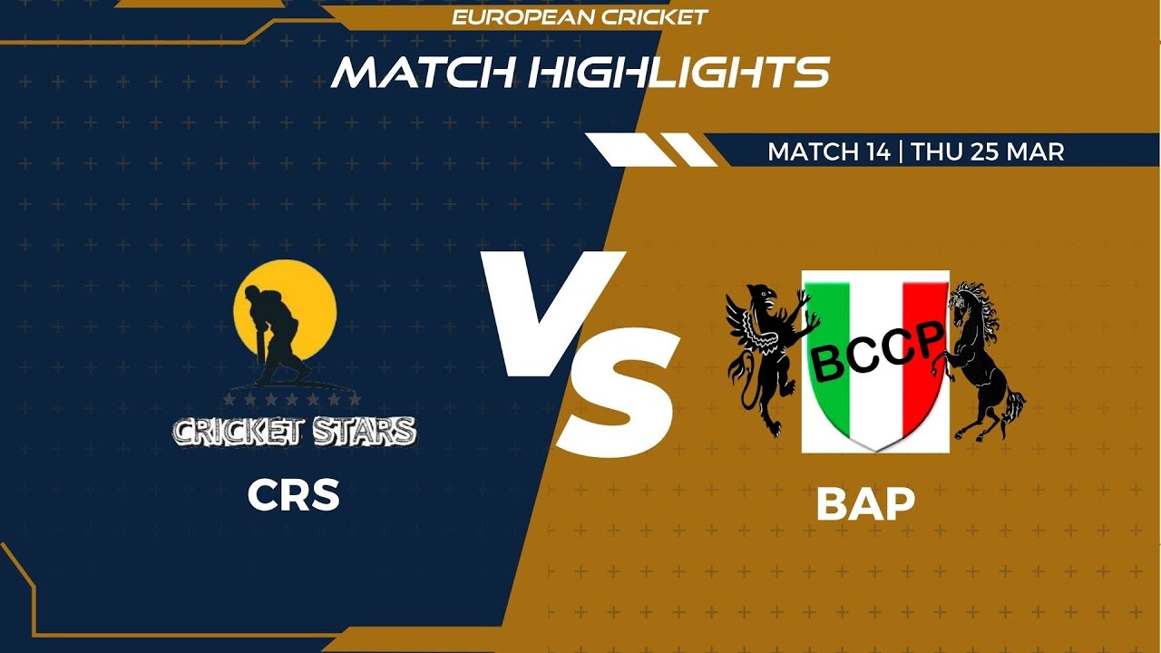 Match 14 - CRS vs BAP | Highlights | Fancode ECS Italy Day 4 | Bologna 2021 | ECS21.162