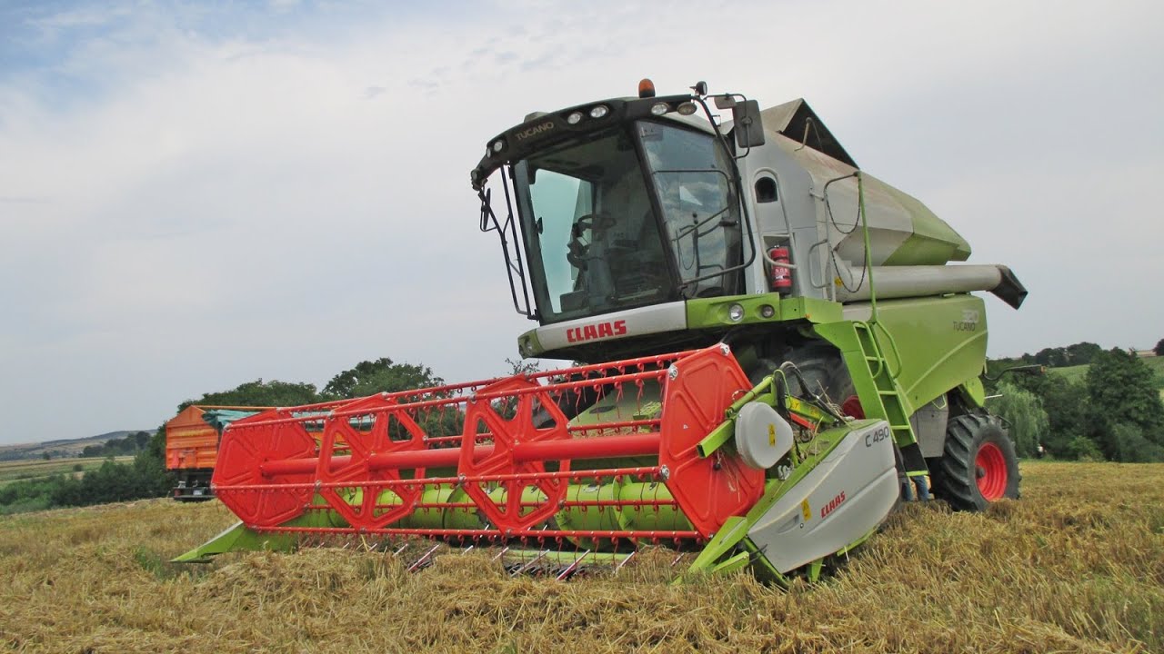 Żniwa 2014 Koszenie Pszenicy II Claas Tucano 320 II Zetor II Ursus II