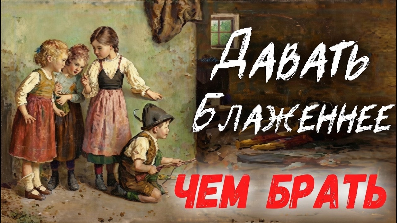 ДАВАТЬ БЛАЖЕННЕЕ ЧЕМ БРАТЬ интересная Аудиокнига