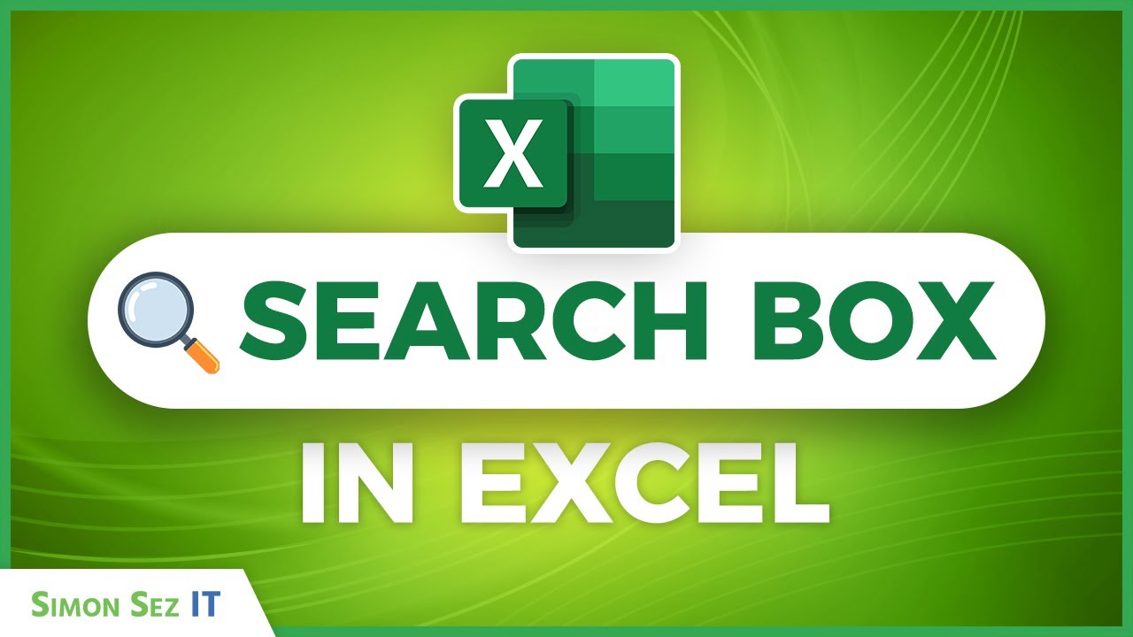 Как вставить строку поиска в Excel: добавление поиска в электронную таблицу