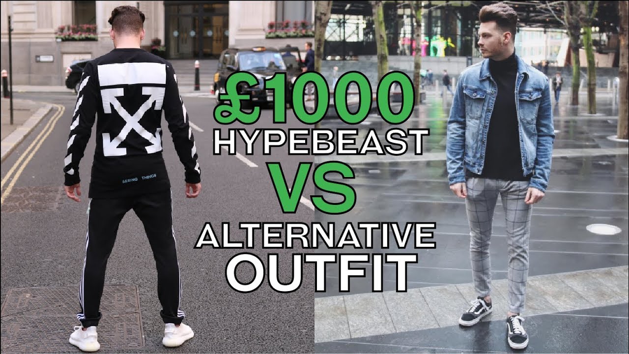 £1000 Hypebeast Outfit VS Streetwear Outfit - Mens Streetwear Fashion 2023