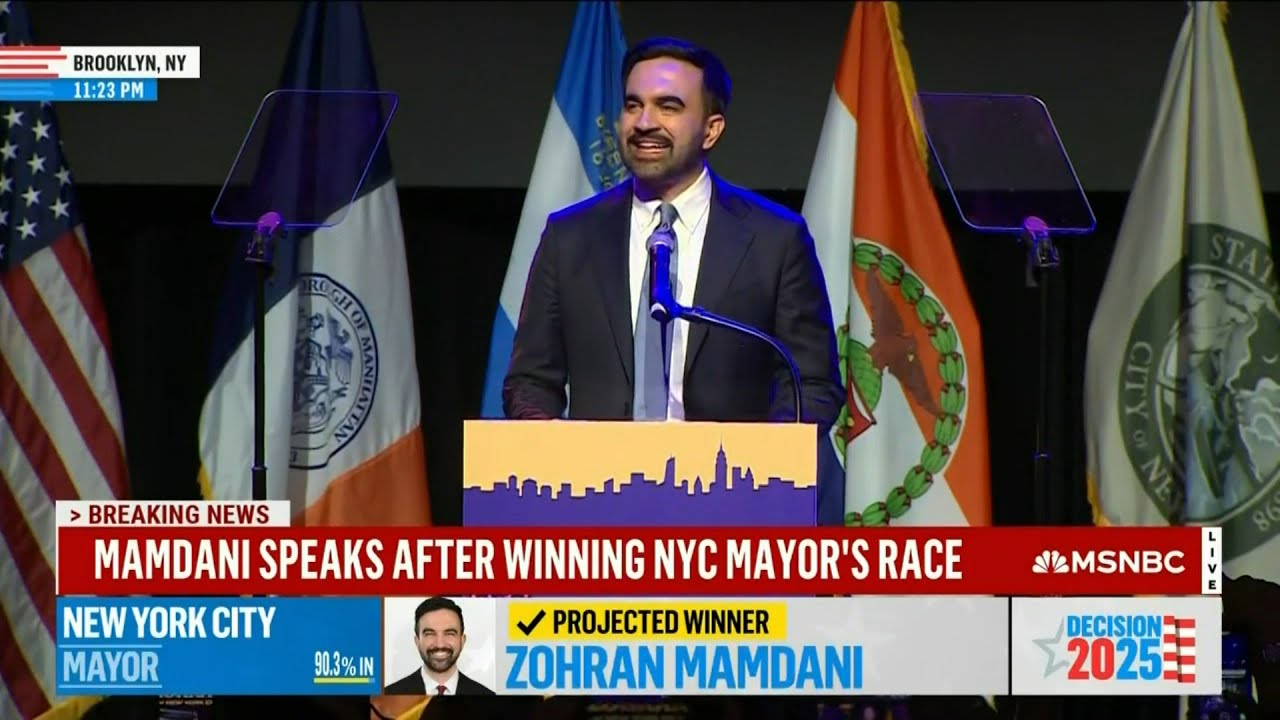 MSNBC's 2025 Election Night Coverage - 11pm to 2am [No Commercials]