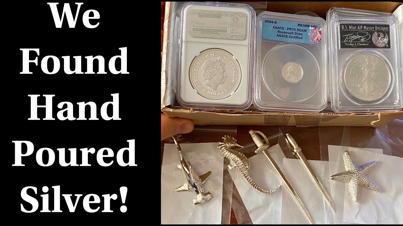 Hand Poured Silver! Local Coin Shop Finds!