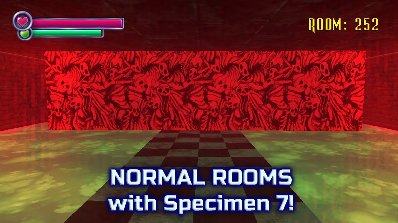 What if Specimen 7 could chase in NORMAL ROOMS in Spooky's Jump Scare Mansion?