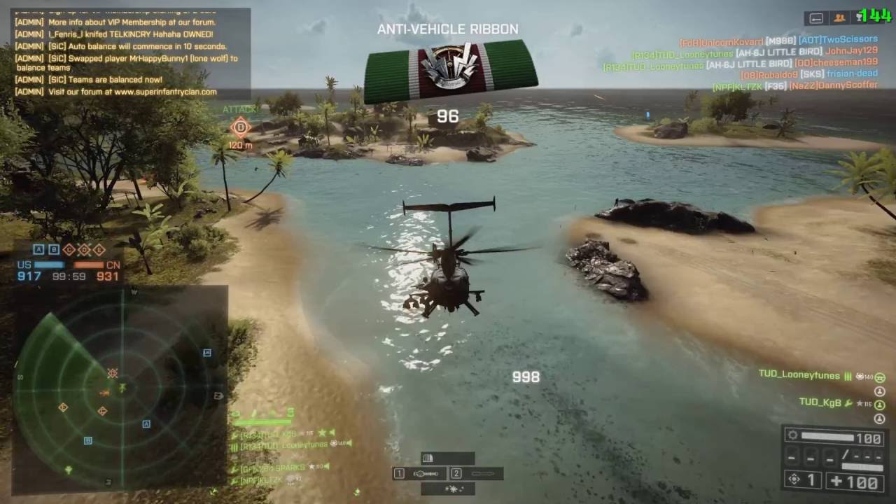 BF4 - Roadkill compilation