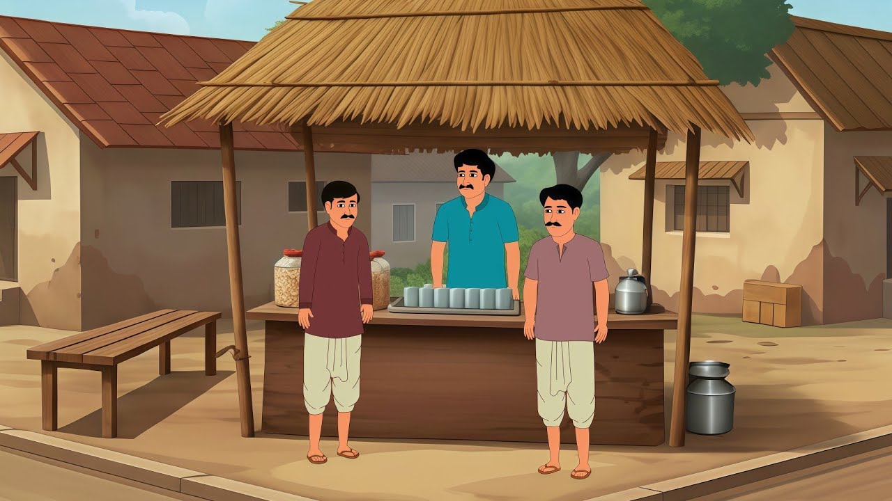 गरीब चायवाले की किस्मत रातों-रात बदल गई | Hindi Kahani | Moral Stories | cartoon story | #cartoon