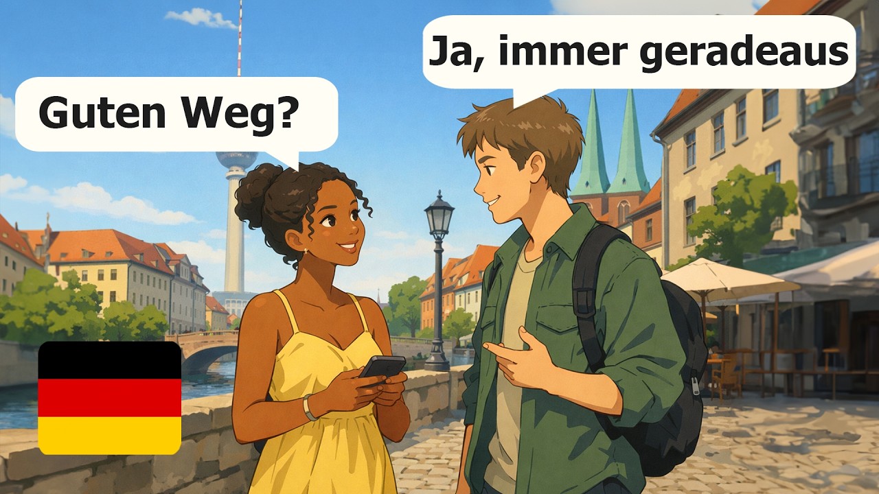 25 minut prostych dialog&oacute;w po niemiecku (poziom A1-A2) Konwersacje po niemiecku dla początkujących