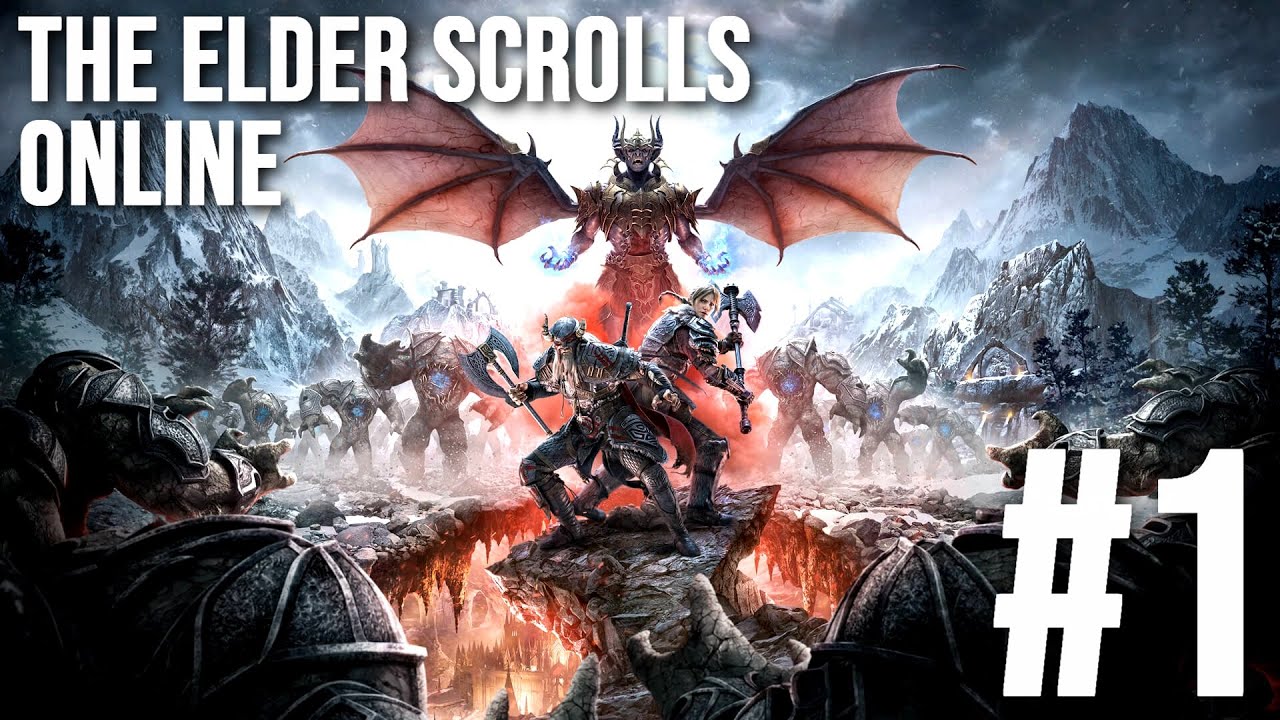 The Elder Scrolls Online Blind Playthrough Part 1 - Kitty in the Big City!