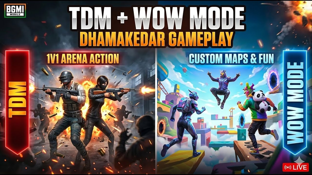TDM + WOW MODE 📳 | KHELOGE KYA STH ME