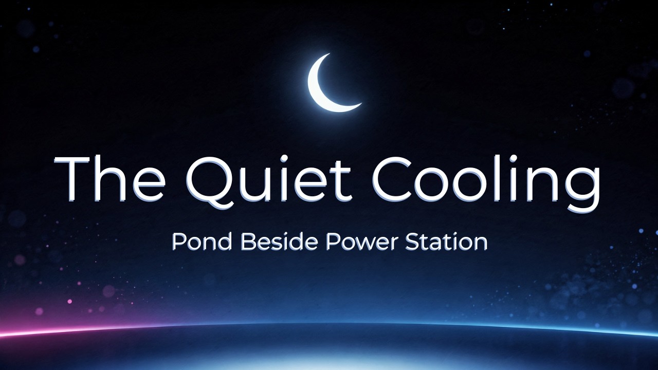 Whispered Night Story – The Quiet Cooling Pond Beside Power Station