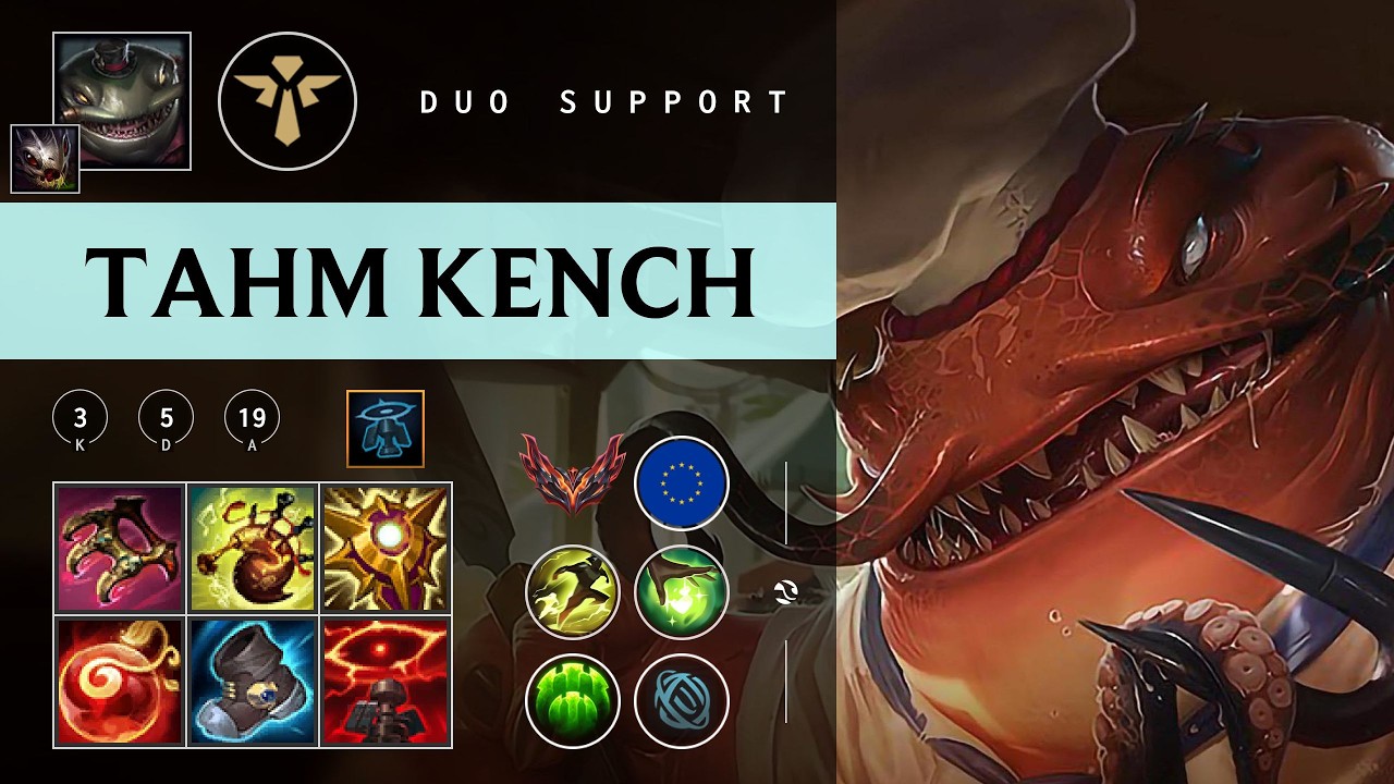 Tahm Kench Support vs Braum - EUW Grandmaster Patch 26.04