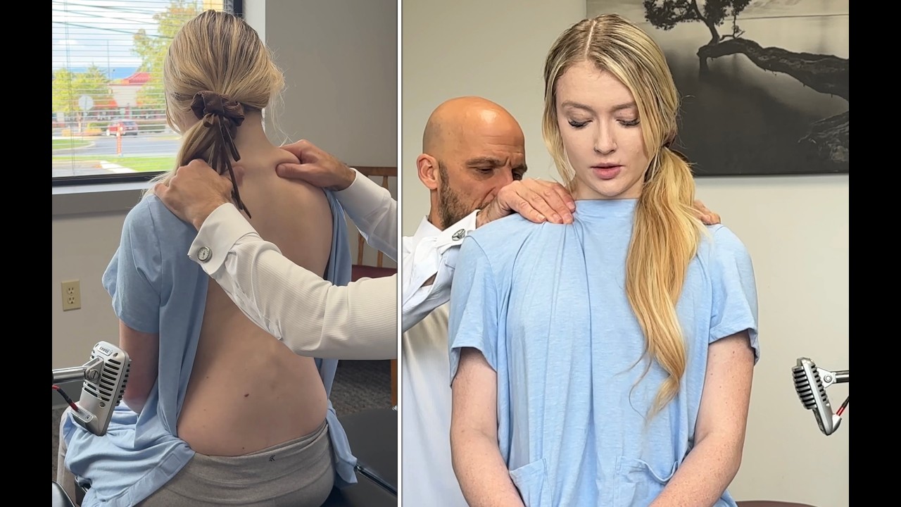 Jacked Up Spine Gets Cracked *ASMR Chiropractic Crunch Relief* Relaxing Manual Therapy 4 Sleep
