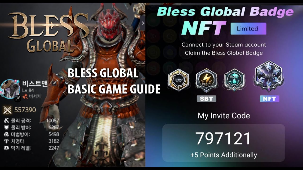 5 Mins Bless Global  Basic Game Guide  @BlessGlobal @BlessOnlineGame