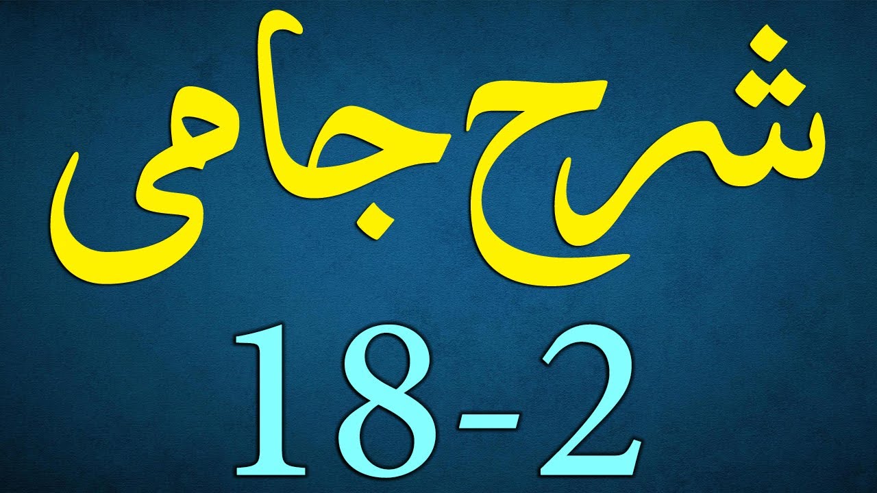 Sharh-e-Jami Dars 18-2  - page 13 | Maulana Muhammad Zuhair Ruhani Bazi | 07/07/2021 | شرح جامی