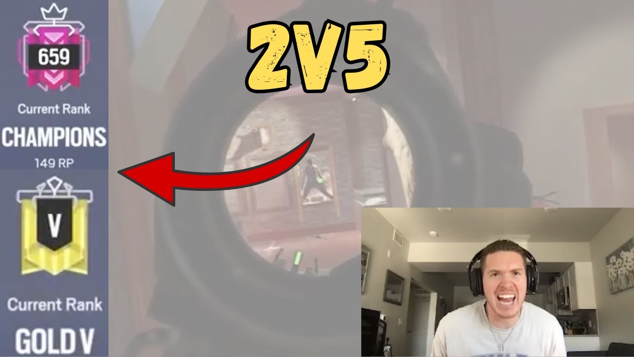 2v5 On Stream Goes How'd You Think... | Rainbow Six Siege