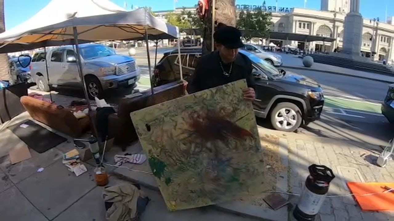 Hear from unhoused man with elaborate encampment along San Francisco's Embarcadero