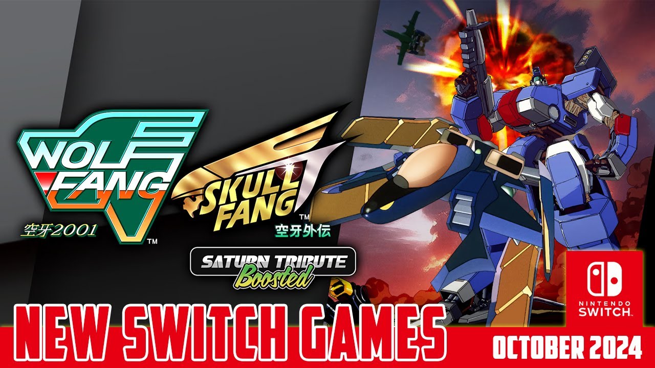 WolfFang 空牙2001 SkullFang 空牙外伝 Saturn Tribute Boosted Gameplay Preview | New Switch Games