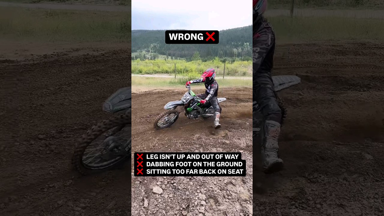 How to Corner Faster on a Dirt Bike#motorsport #dirtbike #racing