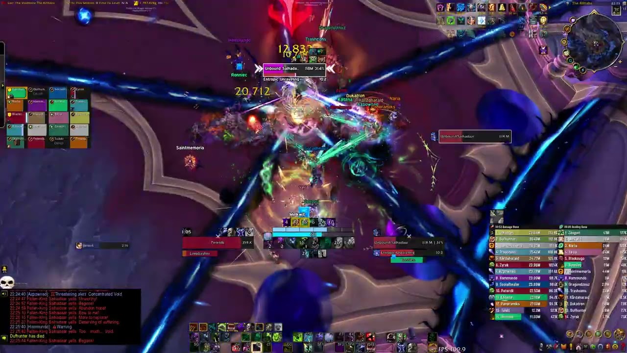 Unholy DK Fallen King Salhadaar Mythic Kill