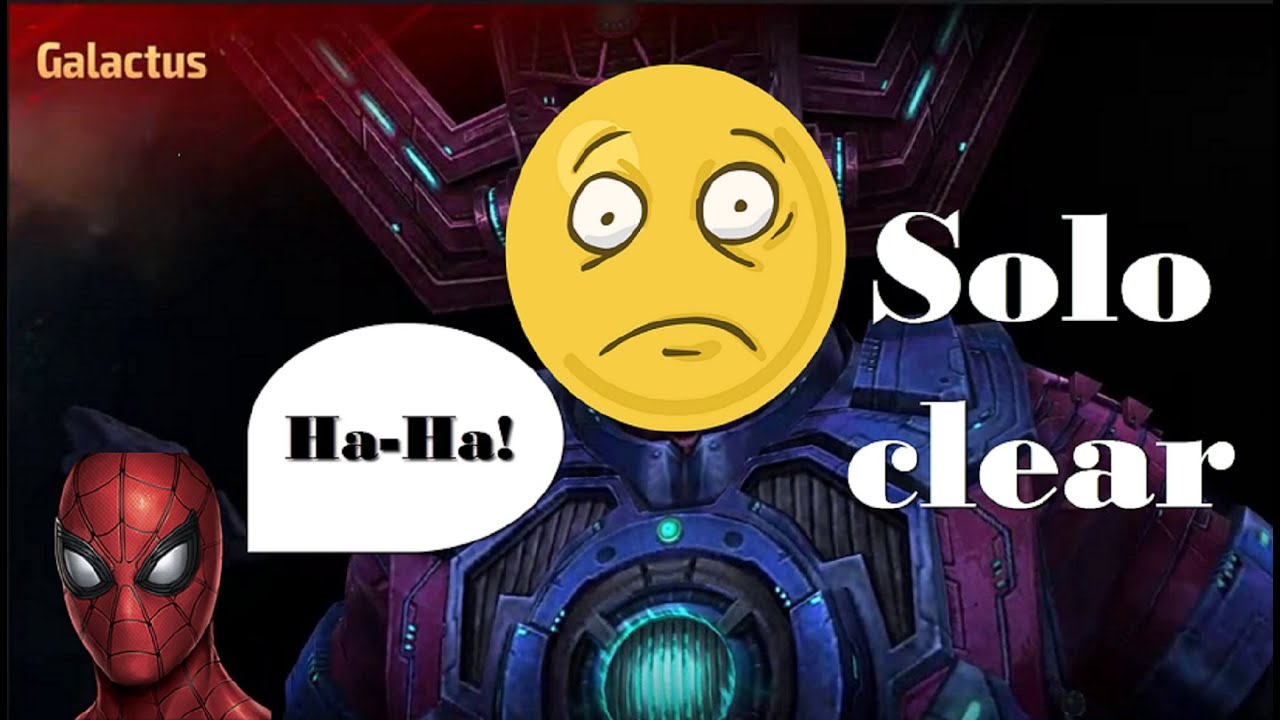 Spider-Man solo Galactus GBR clear!