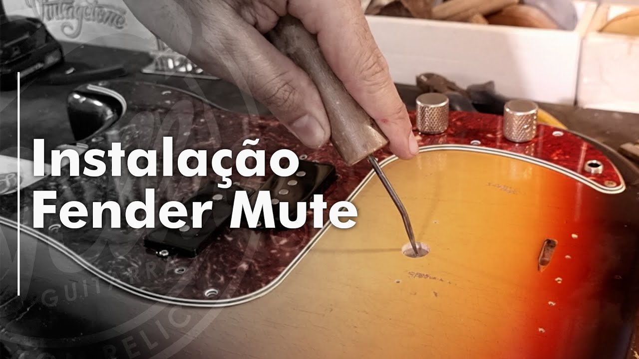 Instalação Fender Mute - Velha Guitarra