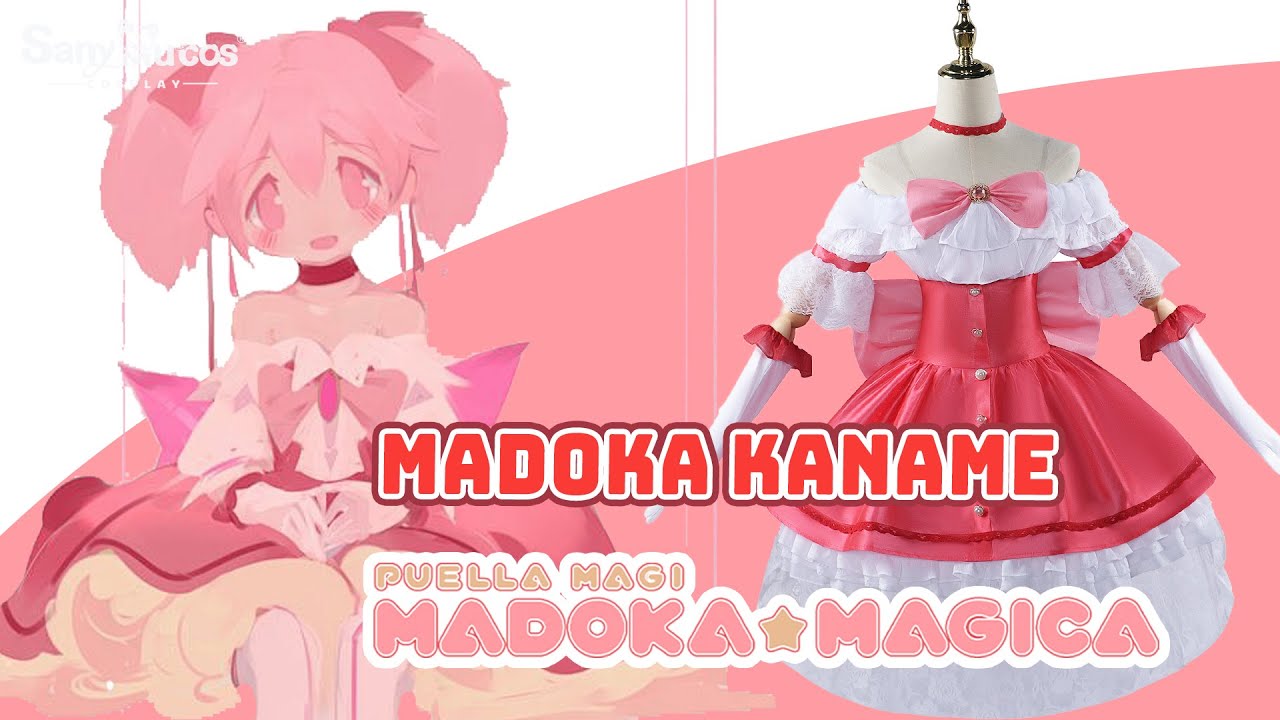 【SanyMuCos】Puella Magi Madoka Magica: The Movie Madoka Kaname Cosplay Costume Plus Size Detail Show