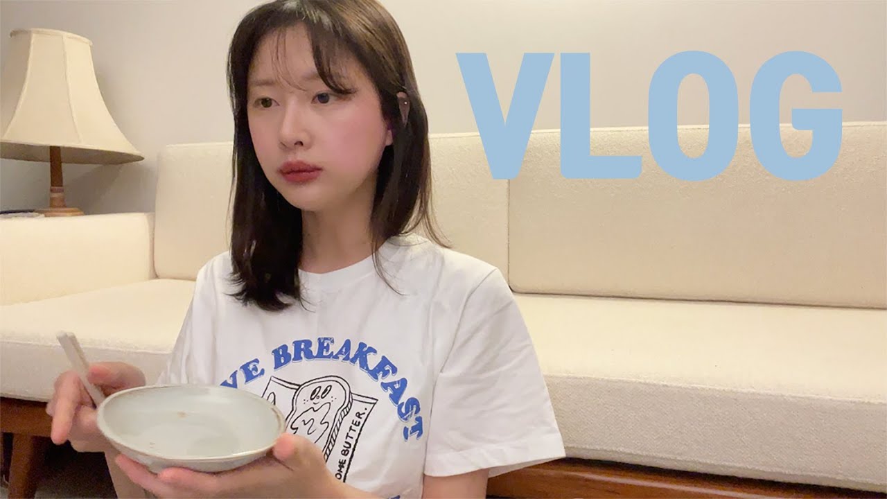 [vlog]직장인 브이로그(술냄새...ㅋ/홈트는 계속된다/비빔면과 군만두/두부김치, 육전 존맛..🥹/노느라 바쁨😇/집순이의 일탈/시바견 택이)