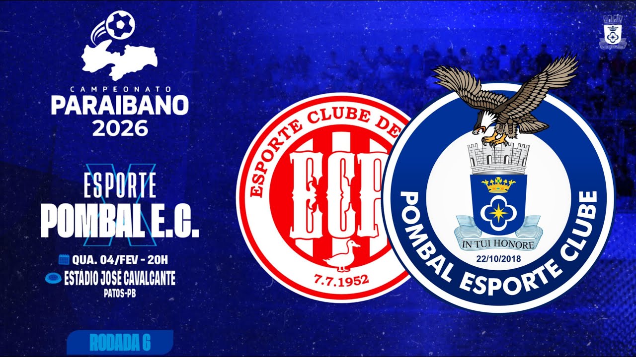 ESPORTE X POMBAL | 6ª RODADA | PARAIBANO 2026