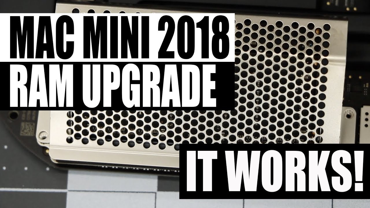 2018 Mac mini RAM upgrade: step by messy, fiddly step