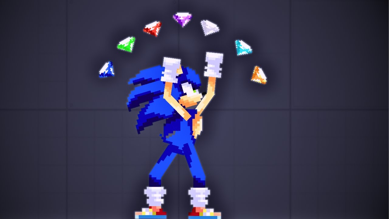 Sonic in people playground...