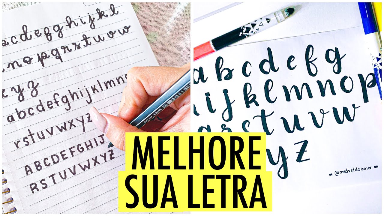 DICAS DE CALIGRAFIA: como melhorar a sua letra e deixar ela linda!!!