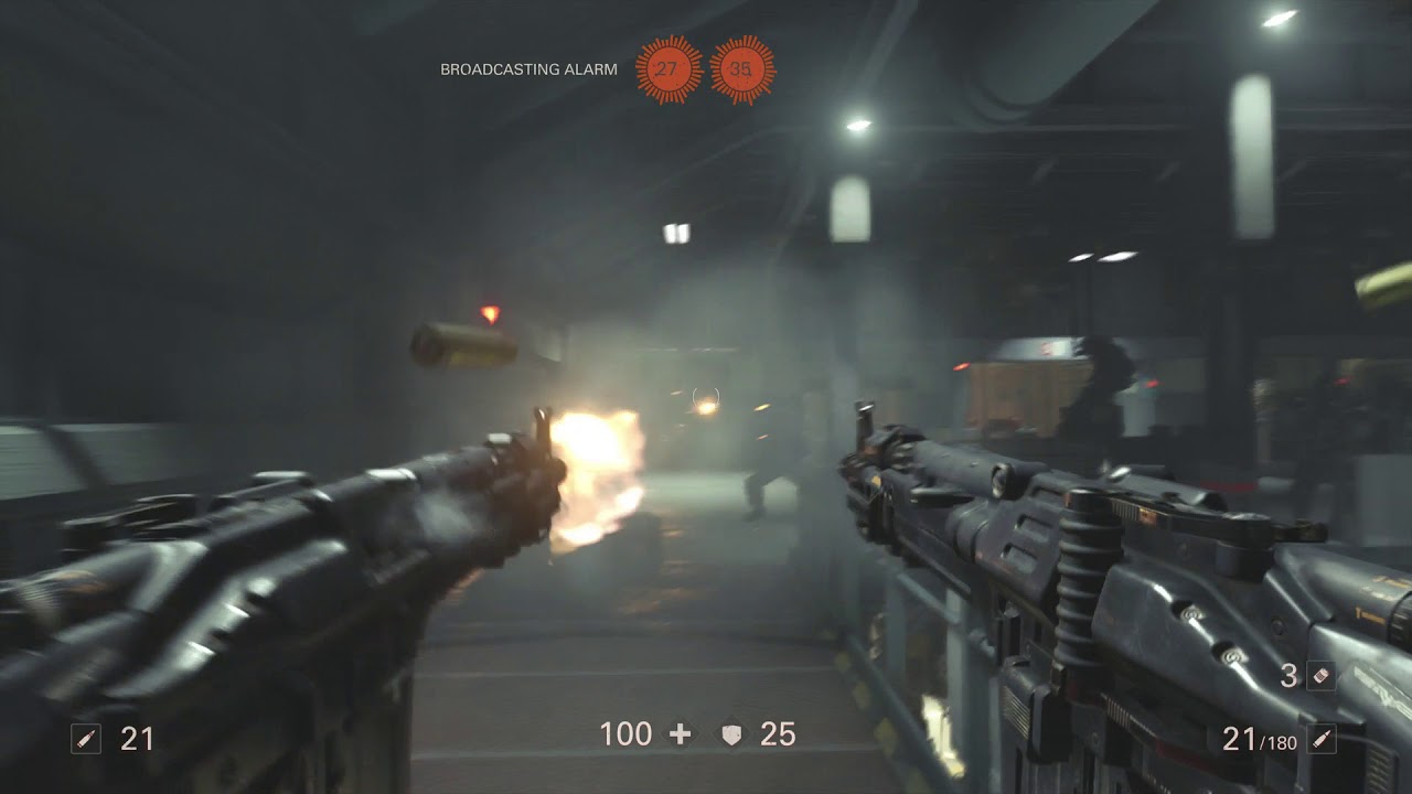 Wolfenstein ll: Gunslinger Joe - Captured: Escape From Research Station Omega Panzer Factory Fight