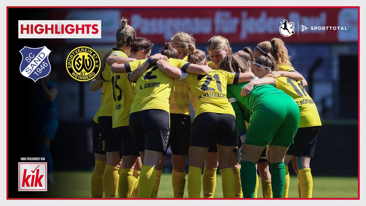 9 Tore! Kann Weinberg noch die Klasse halten? | SC Sand - SV 67 Weinberg | 2. Frauen-Bundesliga