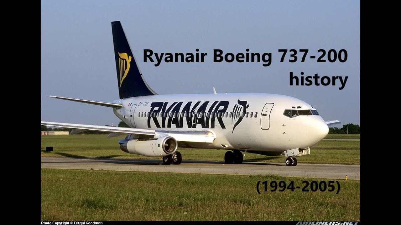 Ryanair Boeing 737-200 history (1994-2005)