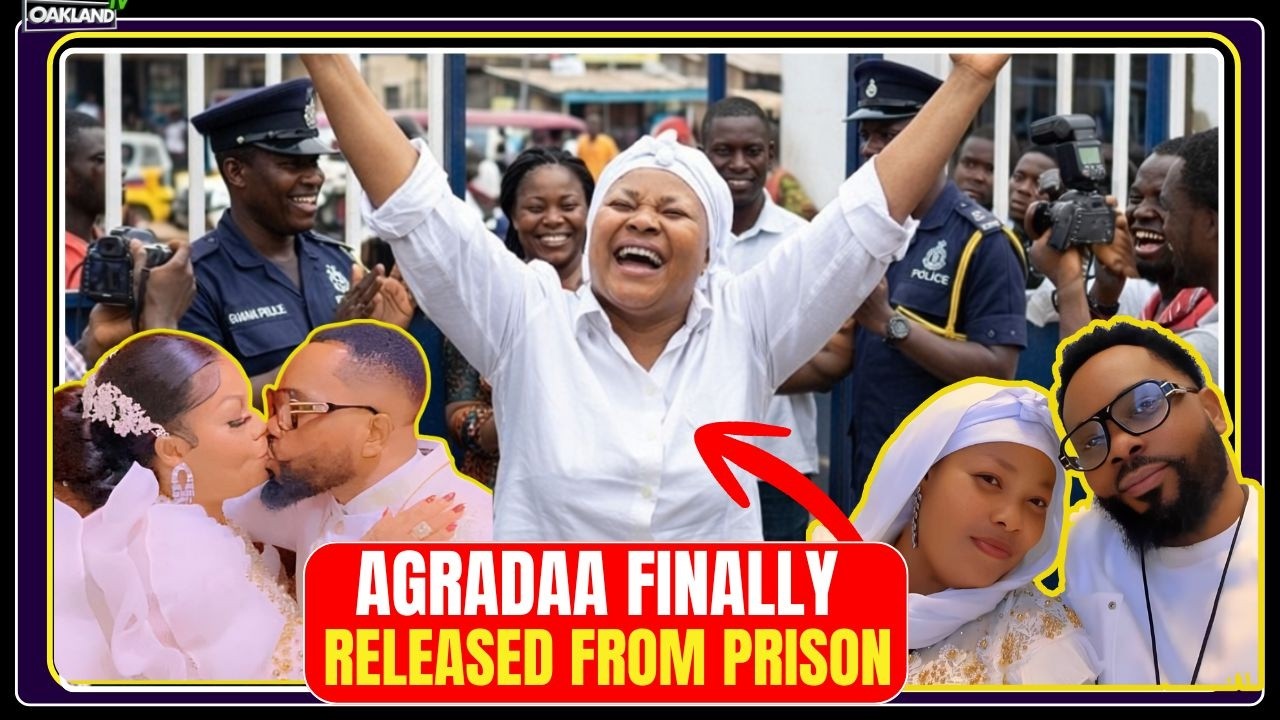 Finally,Mama Pat (Nana Agradaa) has been RELEASED from Prison, STORMS her Church for Celebration.