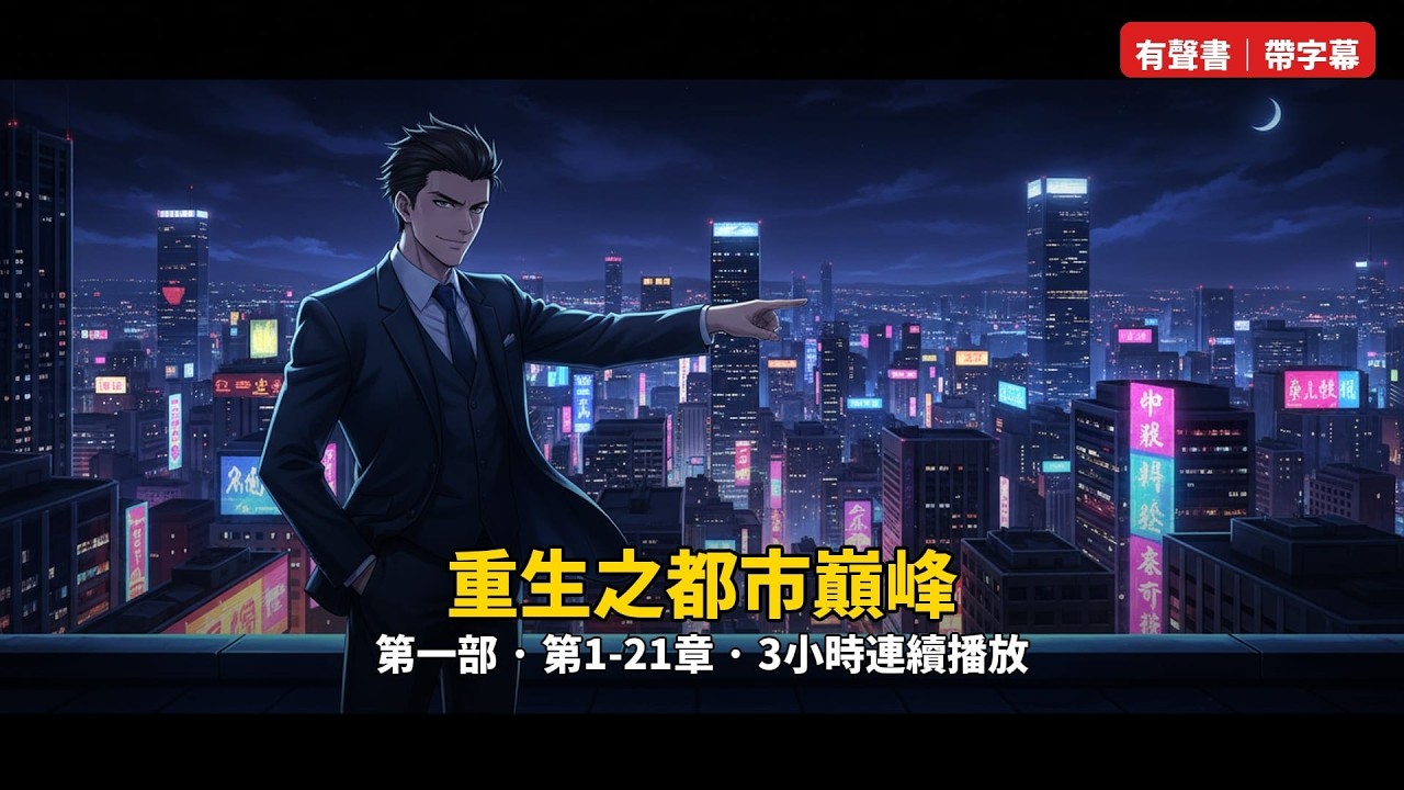 [完結爽文]《重生之都市巔峰》第一部 | 第1-21章 | 都市重生逆襲爽文有聲書 | 3小時連續播放