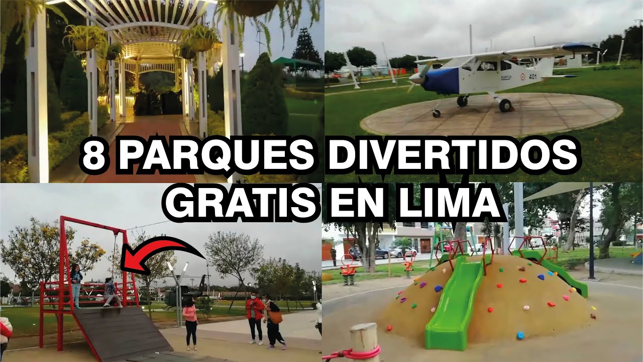 Fuimos en busca de 8 parques GRATUITOS e INTERESANTES  (LIMA-PERÚ)