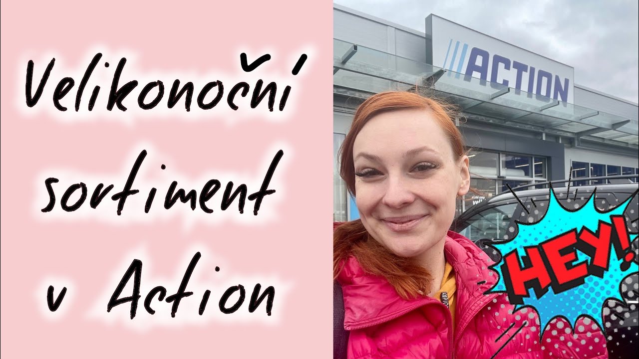 VELIKONOČNÍ dekorace v Action! Pojďte se mnou NAKUPOVAT!