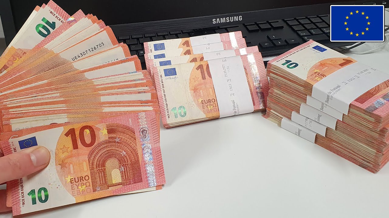 Unboxing 10000&euro; Banknotes (Euro Money Review)