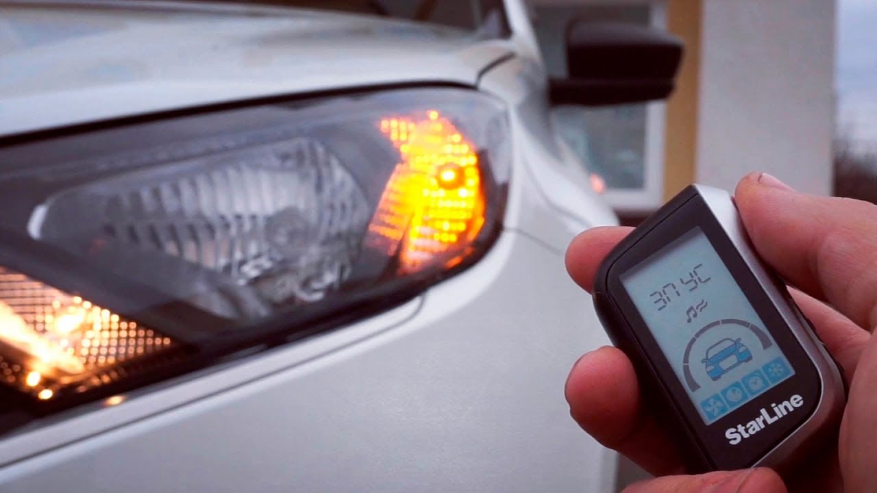 Установка сигнализации с автозапуском СтарЛайн A93 на Лада Гранта FL 2019.