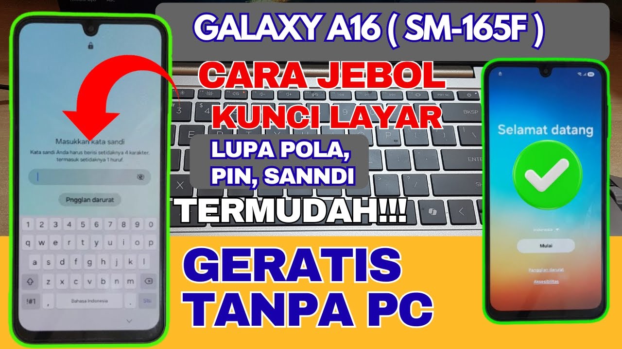 HARDRESET! CARA RESET UNTUK SEMUA HANDPHONE SAMSUNG‼️ LUPA KUNCI, LUPA POLA, PIN, SANDI  ⁉️