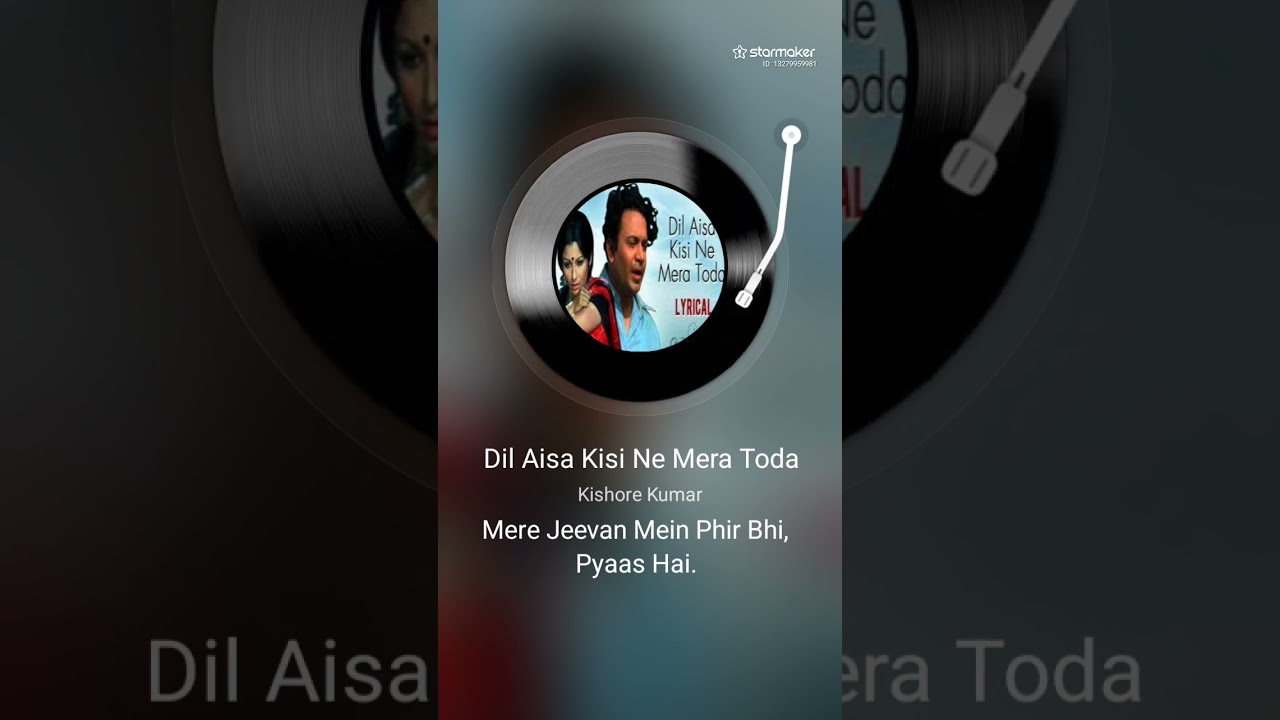 Dil mera aisa kisi ne toda💕💕#youtube video #music#viral song#viral music #viral video 