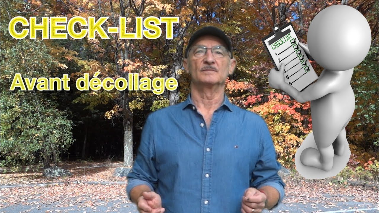 Drones Check-list avant  vol.