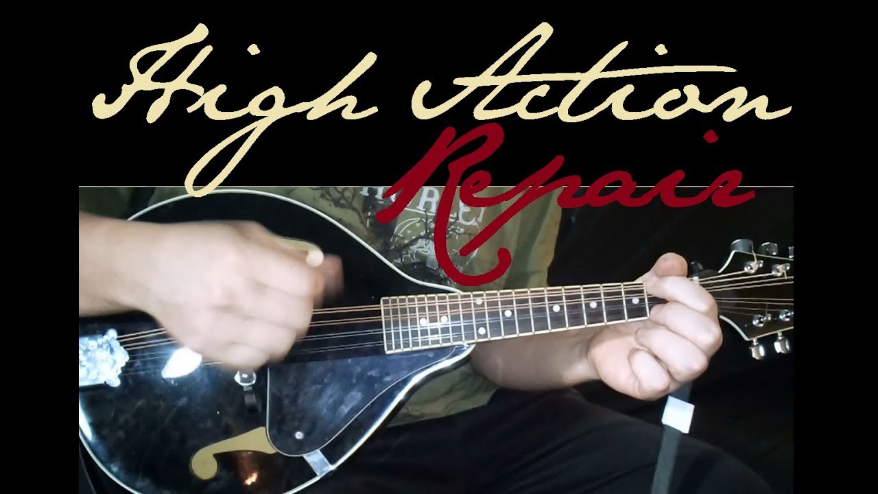 Mandolin High Action Repair, Without Truss Rod (Quick and Easy!)