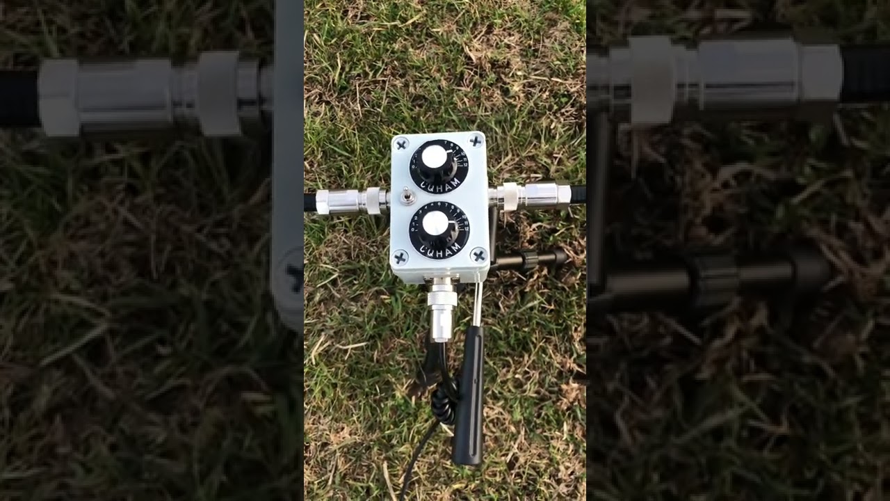 President Randy 3 magnetic loop QRP Test