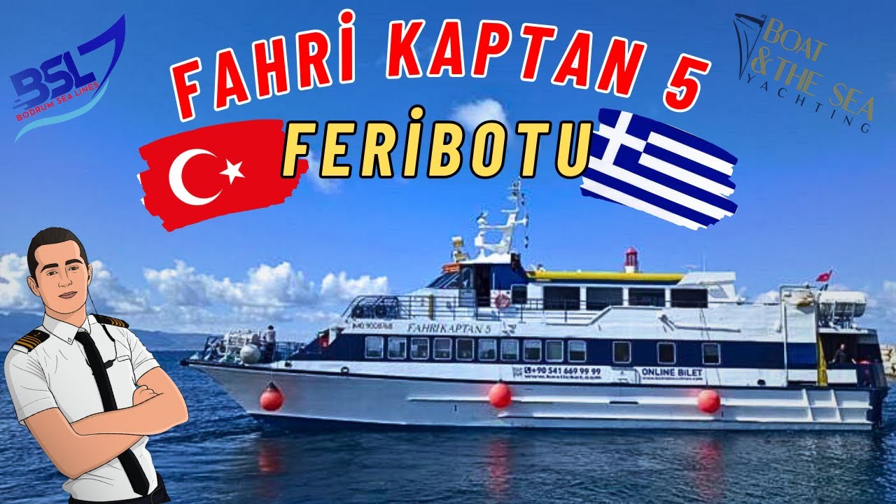 Feribot ile Seyir Manevra - Yunanistan Kos adası Vlog