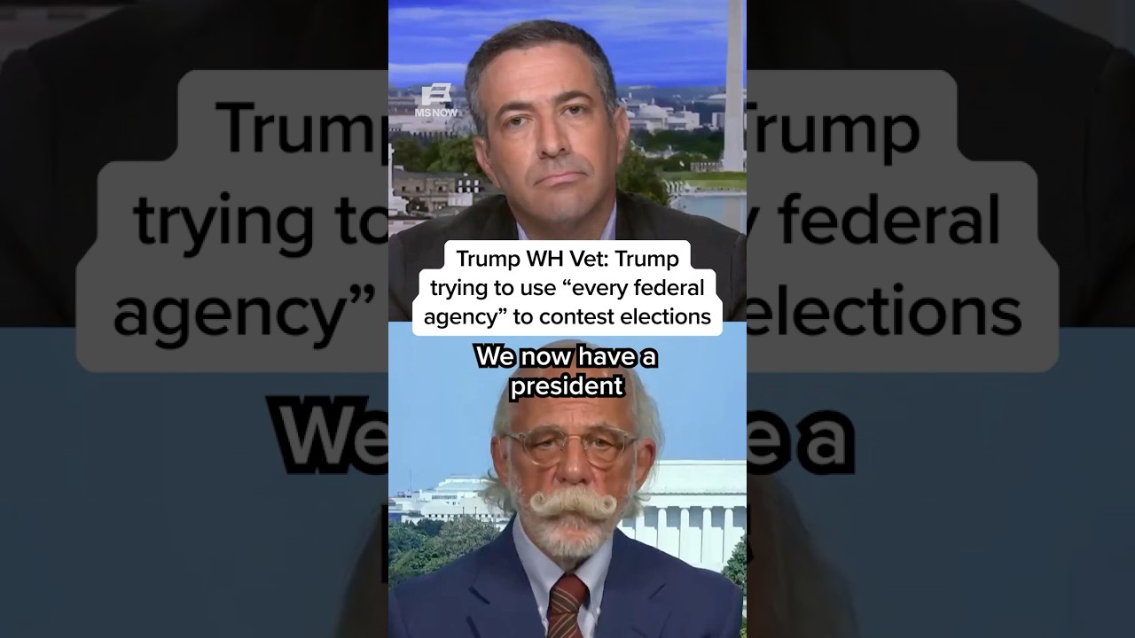 Trump WH Vet: Trump trying to use 'every federal agency' to contest elections