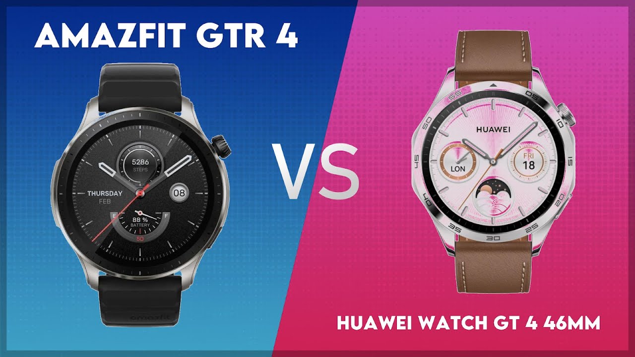 Amazfit GTR 4 vs Huawei Watch GT 4 46mm Comparison